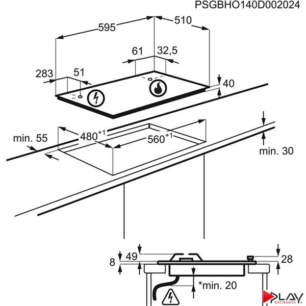 Electrolux HGB64420SM