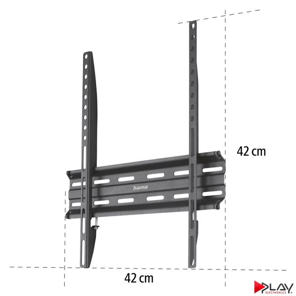 HAMA 220809 držiak TV 65" FIX 1*, čierny