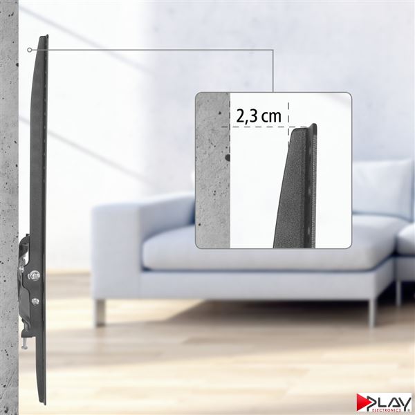 HAMA 220809 držiak TV 65" FIX 1*, čierny