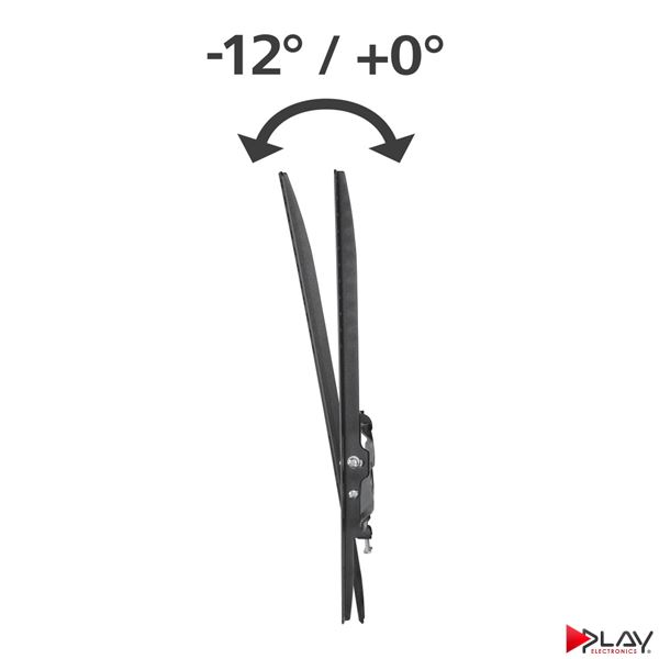 HAMA 220810 držiak TV 65" naklápací 1*, čierny