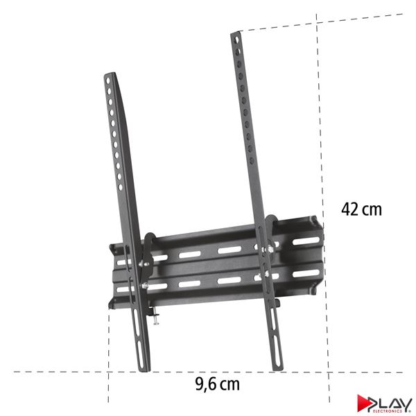 HAMA 220810 držiak TV 65" naklápací 1*, čierny