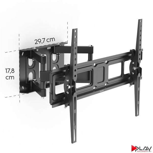 HAMA 220831 držiak TV 84" pohyblivý, dvojité ramená 1*, čierny