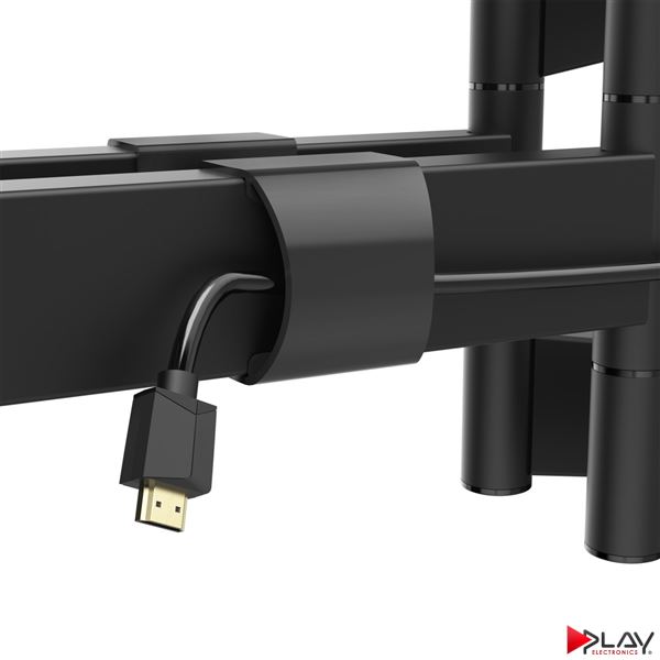 HAMA 220839 držiak TV 120" pohyblivý, dvojité ramená 5*, čierny