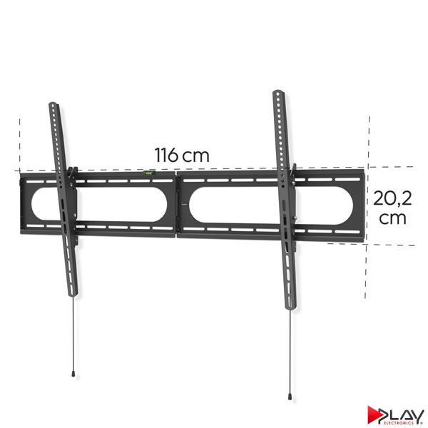 HAMA 220844 držiak TV 120" naklápací 3*, čierny