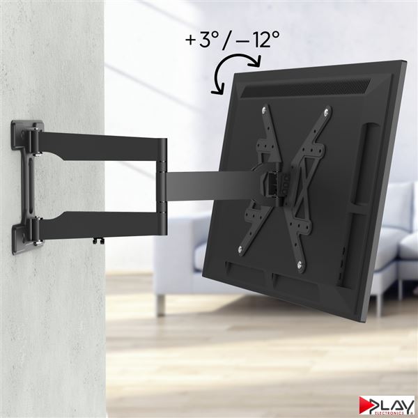 HAMA 220853 držiak TV 65" pohyblivý 5*, čierny