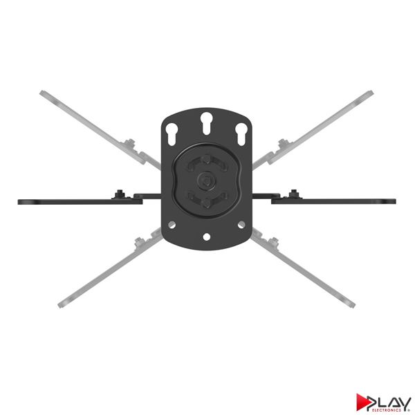 HAMA 220877 stropný držiak TV 65", sklopný, čierny