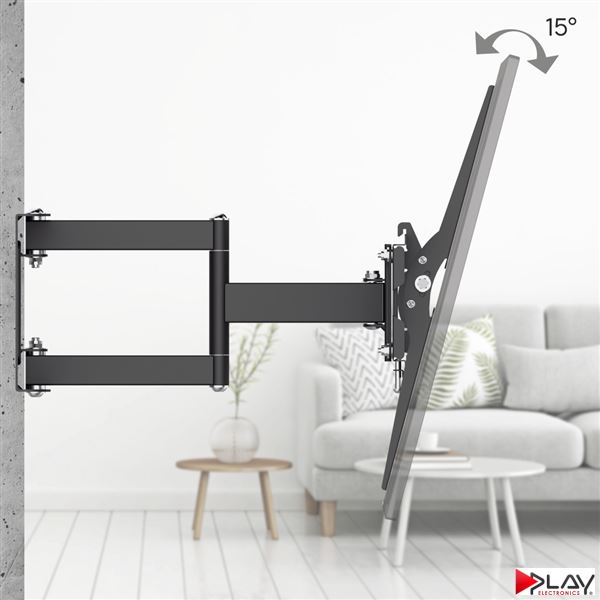 HAMA 220897 držiak TV 65" pohyblivý, dvojité ramená 1*, čierny