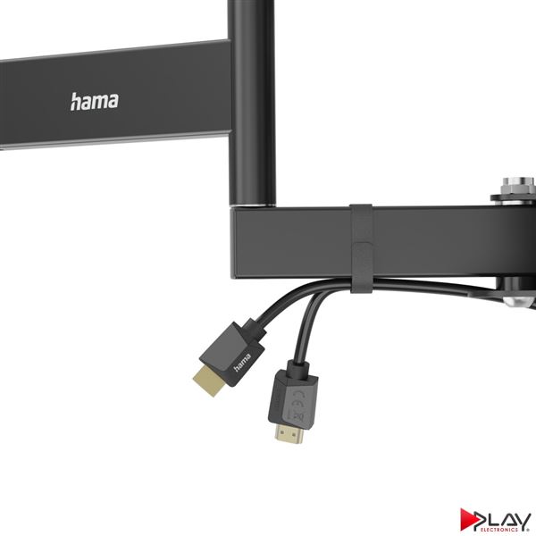 HAMA 220897 držiak TV 65" pohyblivý, dvojité ramená 1*, čierny