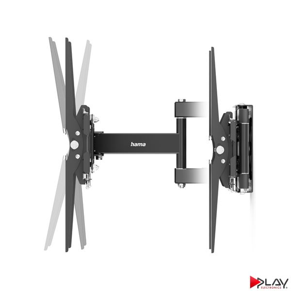 HAMA 220897 držiak TV 65" pohyblivý, dvojité ramená 1*, čierny