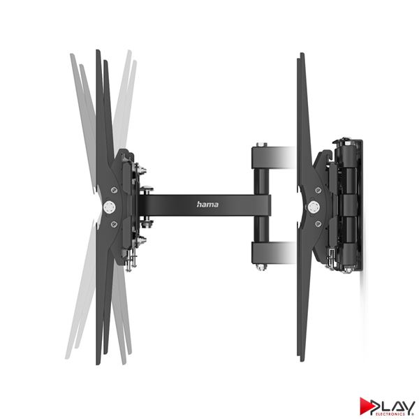 HAMA 220898 držiak TV 84" pohyblivý, dvojité ramená 1*, čierny