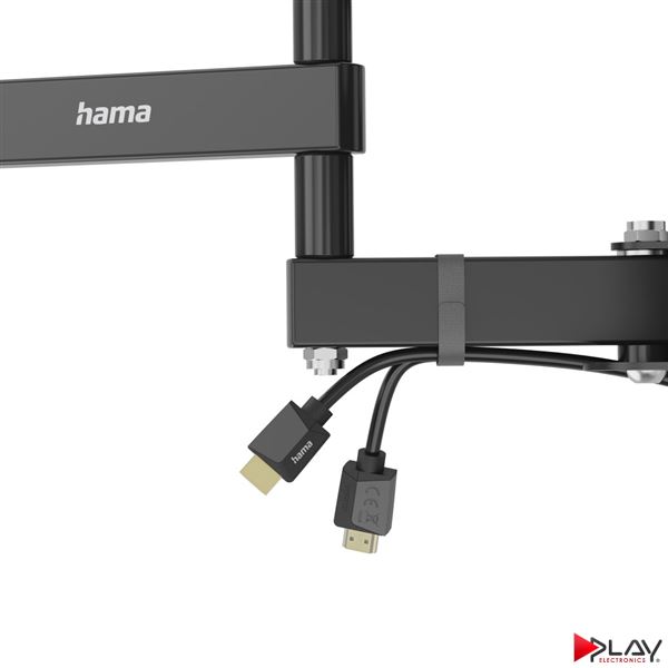 HAMA 220898 držiak TV 84" pohyblivý, dvojité ramená 1*, čierny