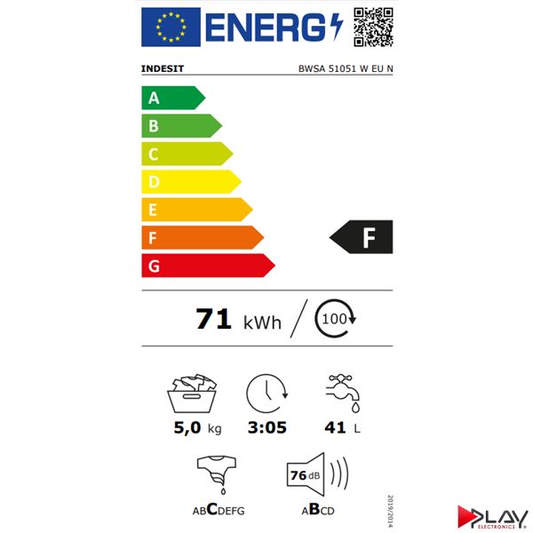 Indesit BWSA 51051 W EU N