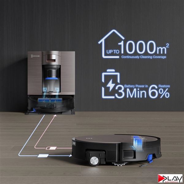 ECOVACS DEEBOT X11 OMNICYCLONE SILVER