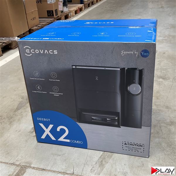 ECOVACS DEEBOT X2 COMBO BLACK poškodený obal