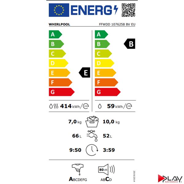 Whirlpool FFWDD 1076258 BV EU