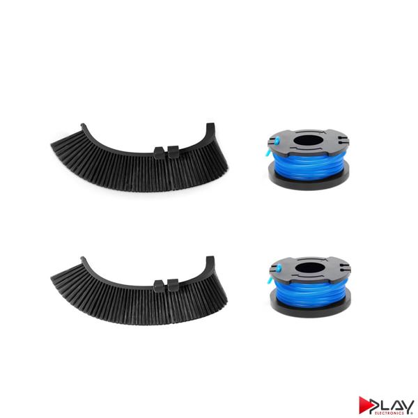 ECOVACS sada pre strunový vyžínač okrajov pre GOAT série PRO (2 ks cievka s 3 m strunou, 2 ks ochranná štetina)