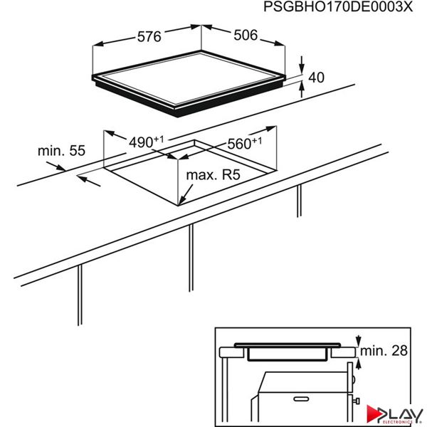 AEG NIH85M30AB