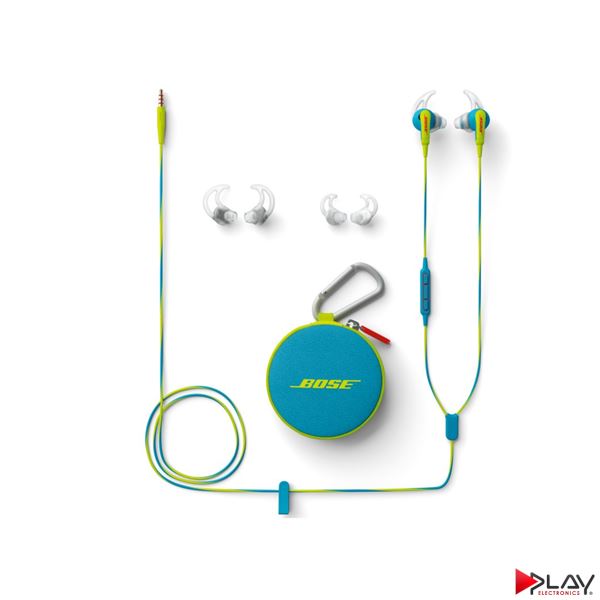 Bose SoundSport In Ear iOS Neon Blue