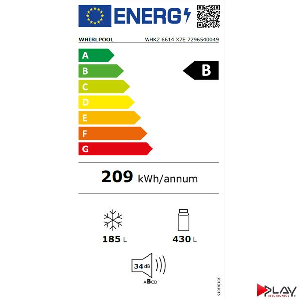 Whirlpool WHK2 6614 X7E