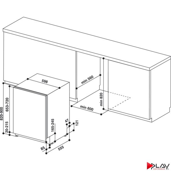 Whirlpool WIC 3C34 PFE S