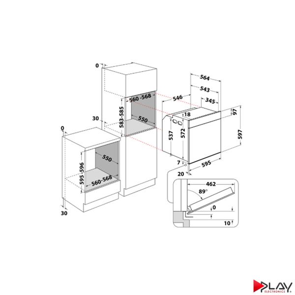 Whirlpool WOI11P8FHT2SBAF