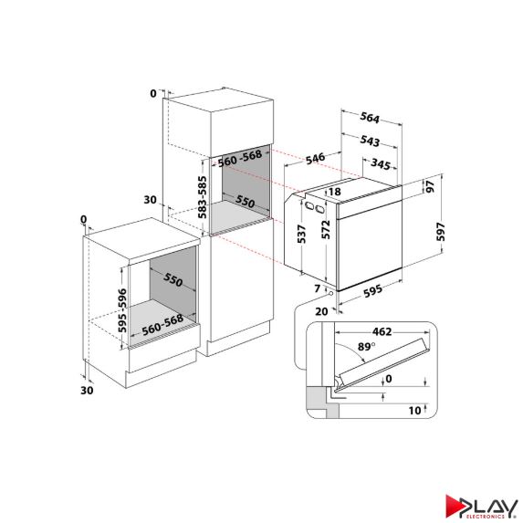 Whirlpool WOI78PT1SBA