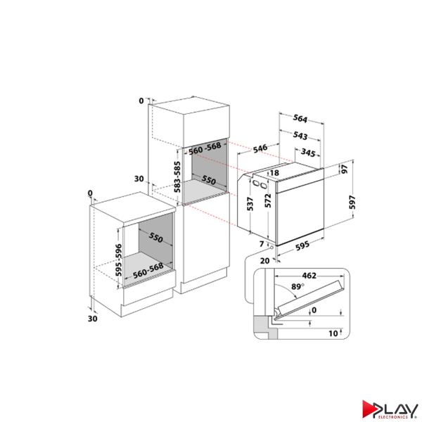 Whirlpool WOI7A8PT1SB