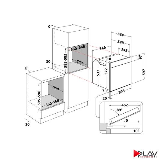 Whirlpool WOI7A8PT1SXA