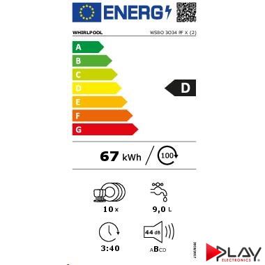 Whirlpool WSBO 3O34 PF X