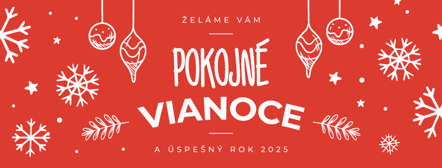 Pokojné Vianoce a úspešný rok 2025